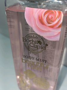 Combo Of 2 Produsts: Body Cupid Body Mist Perfume Beautiful Rose Scent & Derma Co. Moisturizer