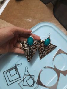 Geometric Earring Comco Of 3