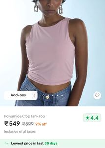 Polyamide Crop Top