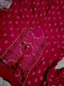 Rose Pink Anarkali Suit