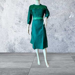 One Piece Pure Cotton With Belt