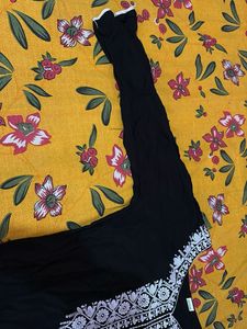 Black Embroidered Dress