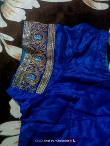 Elegant Blue Saree