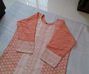 New Chikankari Kurti