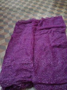 Purple Shimmering Fabric