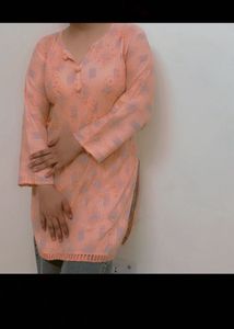 set of 4 beautiful cotton short kurtis