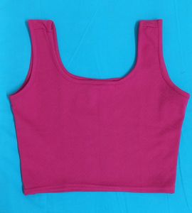 Pink Sleeveless Crop Top 💟