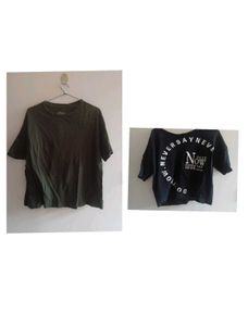 Set Of 2 Crop Top