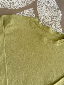 Olive Green Long Sleeve Top