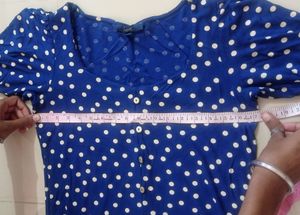 Blue Balloon Sleeves Top (Next)🧥👆✨💯
