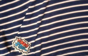 Striped Mickey Mouse Tee top