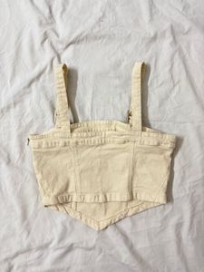 Beige Corset Top
