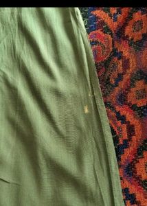 Embroidered Green Kurta L