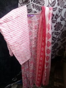 Peach Libas Kurta Pant Set💛