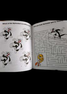 Loony Tunes 3 In 1 Activity, Copy Coloring, Color