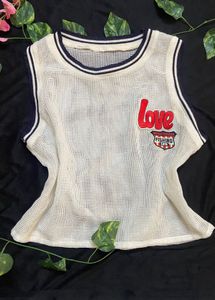 Net Crop Top