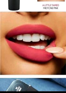 Mac Powder Kiss Lipstick Shade A Little Tamed