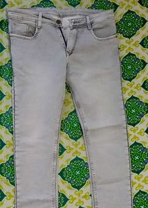 Gray Denim Jeans