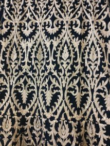 Black &amp; Gold Embroidered Kurta💥