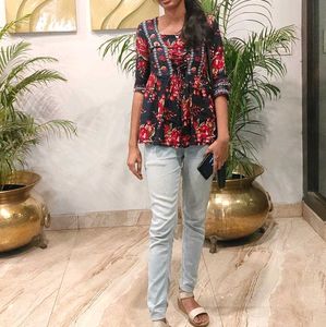 Peplum Kurti Top