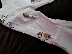 Floral White Top