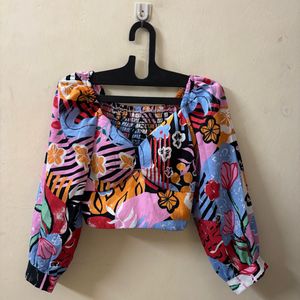 Floral Crop Top