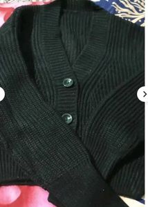 New Branded Black Cardigan