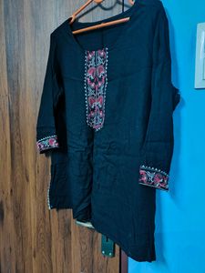Trendy Black Short Kurti