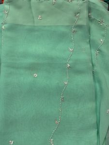 Elegant Green Saree