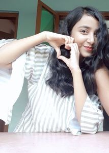 Cute Stripped Top With Beautiful Sleeves Design