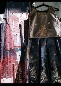 Beautiful Lehnga With Thread Work