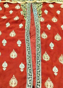 kurti with koti Pakistani Zari work