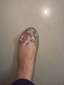 Floral Applique Ballerinas