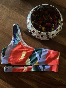 beautiful 1 shoulder Padded casual cum bikini to