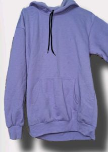 Lavender Oversized Hoodie For Girls