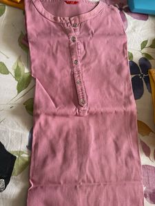 W Pink Kurti  - Size 16