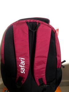Safari Backpack - Red and Black