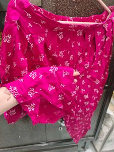 Pink Printed Jumpsuit