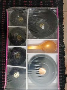 New Melamine Bowl Set with Spoon