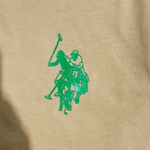 U.S POlO ASSN Mustard Colour T-shirt