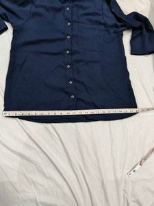Navy Button-Down Shirt