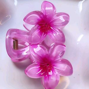 Floral Hair Claw Clip