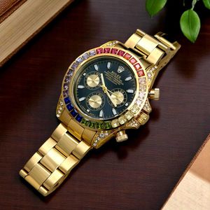 ROLEX RAINBOW DAYTONA MENS PREMIUM QUALITY WATCH
