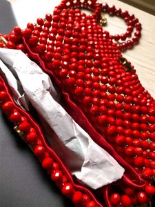 Red Bead Bag