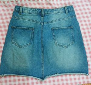 Denim Mini Skirt