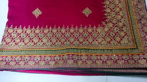 Beutiful Heavy Chanderi Silk Saree..💗💗