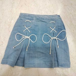 Denim Mini Skirt