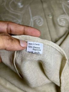 Vintage Nogaret Paris Embroidered Shirt