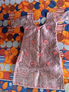 front and back thread work kurti