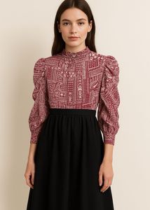 ELOMELO BEAUTIFUL PRINTED MIDI DRESS
